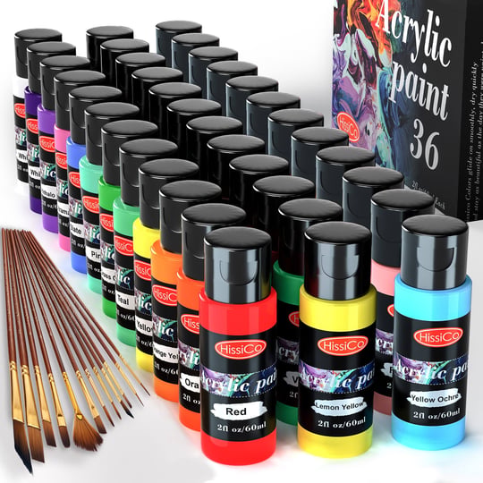 hissico-acrylic-paint-set-of-36-colors-2fl-oz-60ml-bottlesnon-toxic-36-colors-acrylic-paint-no-fadin-1