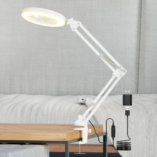 hitti-led-magnifying-lamp-with-clamp-8-diopter-10x-glass-lens-3-color-modes-super-bright-stepless-di-1