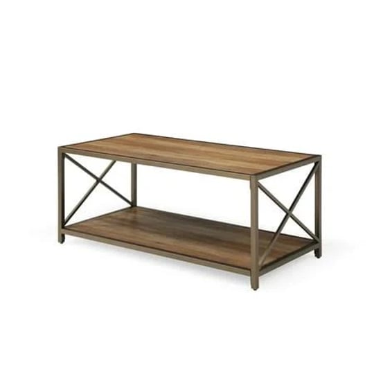 hodedah-47-2-inch-wide-2-tier-coffee-table-bronze-1