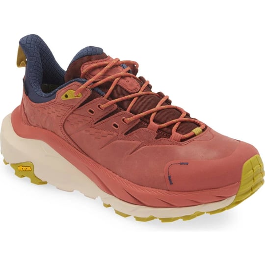 hoka-mens-kaha-2-low-gore-tex-hiking-shoes-size-10-hot-sauce-1