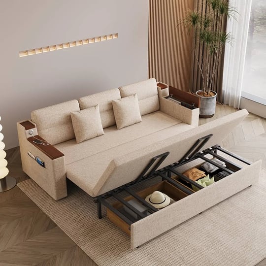 homary-83-beige-full-sleeper-sofa-linen-convertible-sofa-bed-with-storage-side-pockets-1