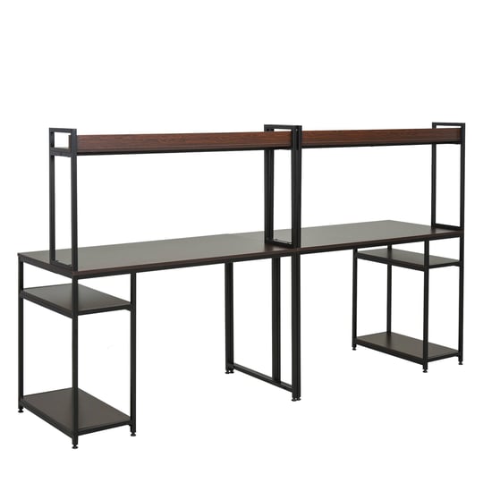 homcom-double-computer-desks-factory-style-mdf-desk-writing-table-1