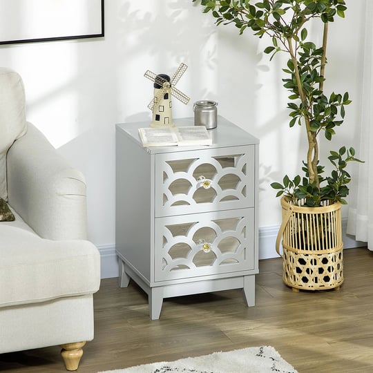 homcom-modern-nightstand-bedside-table-with-2-drawers-front-mirror-1
