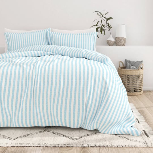 home-collection-duvet-cover-set-3-piece-rugged-stripes-light-blue-queen-1