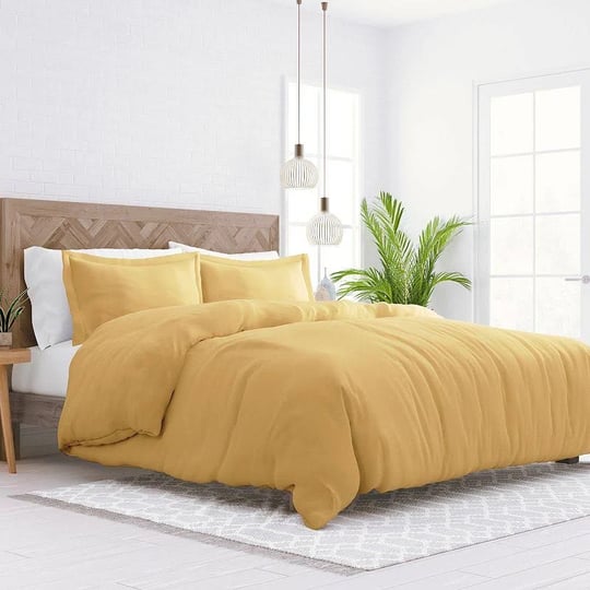 home-collection-premium-ultra-soft-3-piece-duvet-cover-set-gold-queen-1