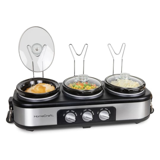 homecraft-hctsc15ss-1-5-qt-buffet-3-station-oval-slow-cooker-stainless-steel-1