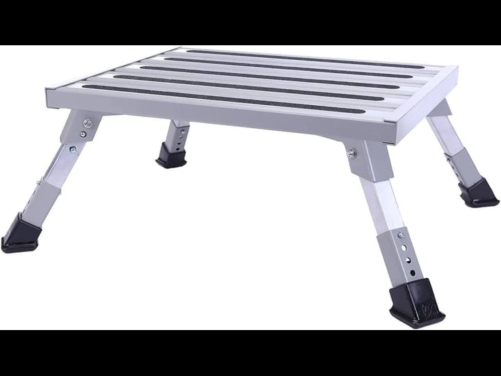 homeon-wheels-safety-rv-steps-19-x-14-5-large-rv-step-aluminum-folding-platform-and-ladder-with-non--1