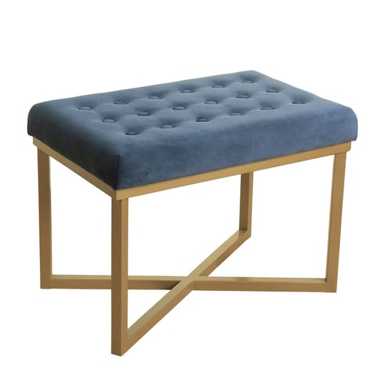 homepop-tufted-bench-with-metal-base-blue-1