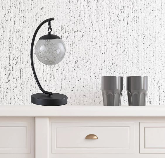 homeroots-14-in-metal-arched-hanging-orb-usb-table-lamp-matte-black-1