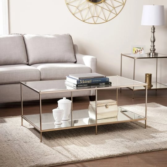 homeroots-42-gold-glass-and-metal-rectangular-mirrored-coffee-table-1