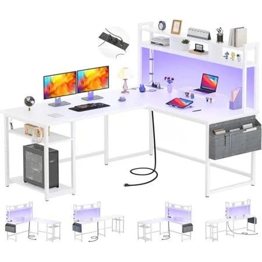 homieasy-l-shaped-desk-with-power-outlet-led-strip-2-person-reversible-corner-computer-desk-with-hut-1