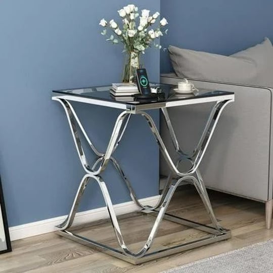 homyshopy-modern-square-end-table-glass-nightstand-with-chrome-frame-accent-side-table-for-living-ro-1