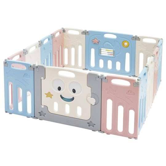 honey-joy-baby-play-yards-14-panel-foldable-baby-playpen-anti-slip-base-lockable-safety-gate-indoor--1