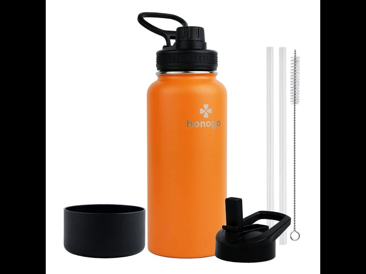 honogo-32-oz-powder-coated-double-wall-vacuum-insulated-sports-water-bottle-18-8-stainless-steel-wid-1