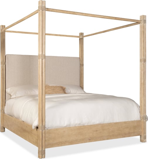 hooker-furniture-retreat-pole-rattan-upholstered-poster-bed-w-canopy-king-light-wood-1