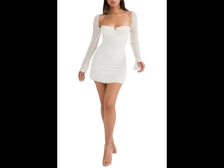 house-of-cb-babydoll-georgette-halter-minidress-ivory-1