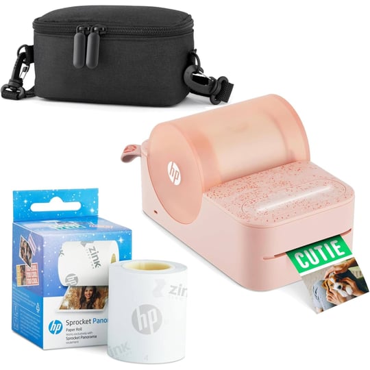 hp-sprocket-panorama-instant-color-label-printer-photo-printer-starter-bundle-pink-1