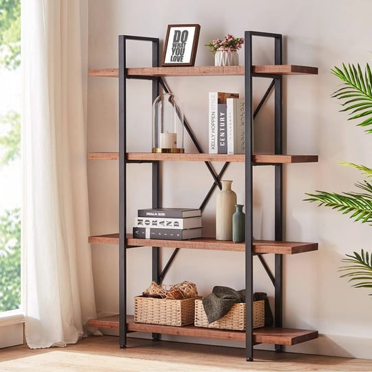 hsh-solid-wood-bookshelf-4-tier-rustic-vintage-industrial-etagere-bookcase-open-metal-farmhouse-book-1