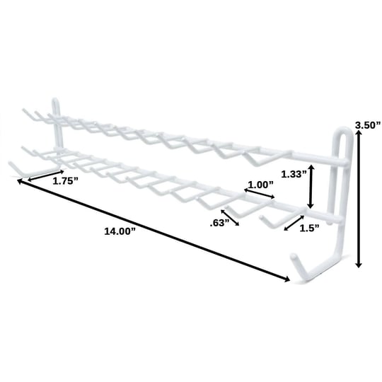 huji-wall-mount-tie-and-belt-rack-organizer-white-3
