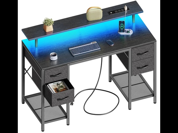 huuger-47-inch-computer-desk-with-4-drawers-gaming-desk-with-led-lights-power-outlets-home-office-de-1