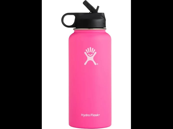 hydro-flask-wide-mouth-insulated-bottle-with-straw-lid-flamingo-32-oz-capacity-1
