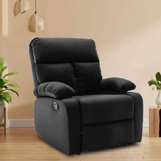 hzlagm-everglade-30-2-in-w-black-overstuffed-petite-manual-standard-technology-leather-recliner-1