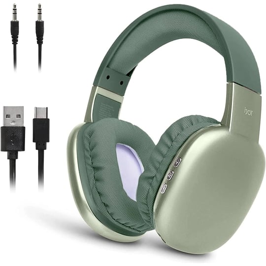 ijoy-new-ultra-wireless-headset-with-microphone-10hr-playtime-sd-backup-wire-green-size-one-size-1