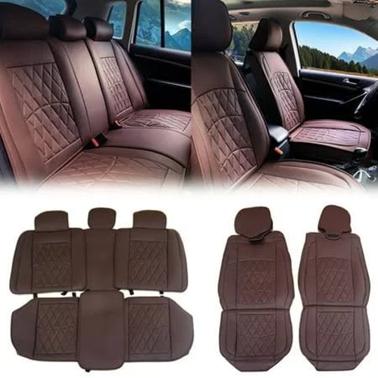 ikon-motorsports-universal-car-seat-covers-04-style-brown-pu-leather-front-second-row-auto-seat-cove-1