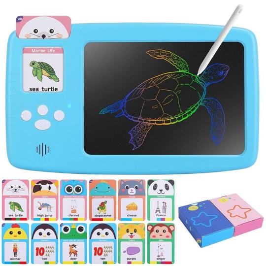 imountek-electronic-educational-talking-flash-cards-lcd-writing-learning-tablet-in-blue-1