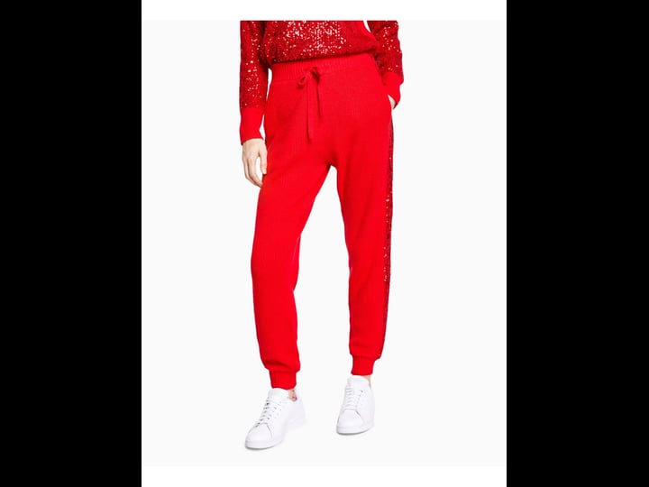 inc-womens-red-cotton-blend-pocketed-ribbed-elastic-drawstring-waist-joggers-high-waist-pants-petite-1