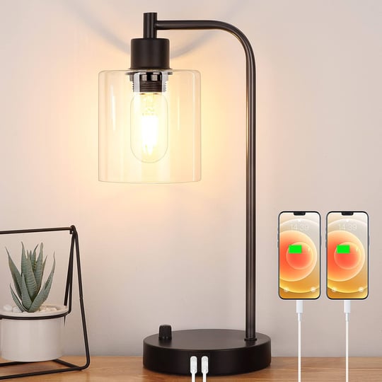 industrial-table-lamp-with-2-usb-charging-ports-fully-stepless-dimmable-modern-nightstand-lamp-glass-1