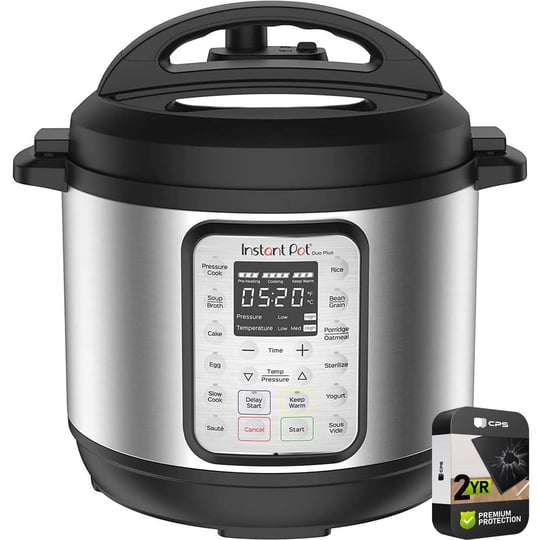 instant-pot-duo-plus-9-in-1-electric-cooker-6qt-steel-renewed-with-2-warranty-1