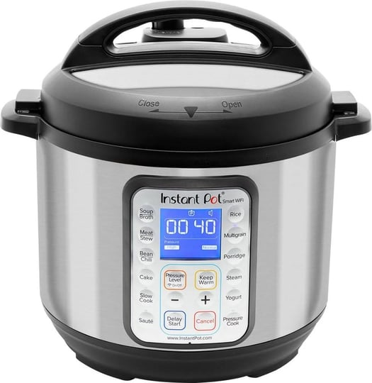 instant-pot-smart-wifi-6-quart-multi-use-pressure-cooker-silver-1