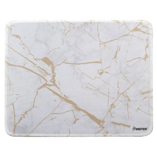 insten-shiny-marble-gaming-mouse-pad-with-stitched-edge-water-resistant-non-slip-rubber-base-white-10