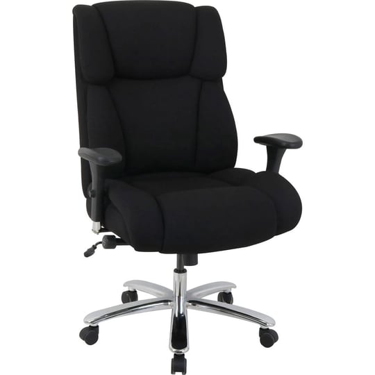 interion-24-hour-big-tall-chair-with-high-back-adjustable-arms-fabric-black-1