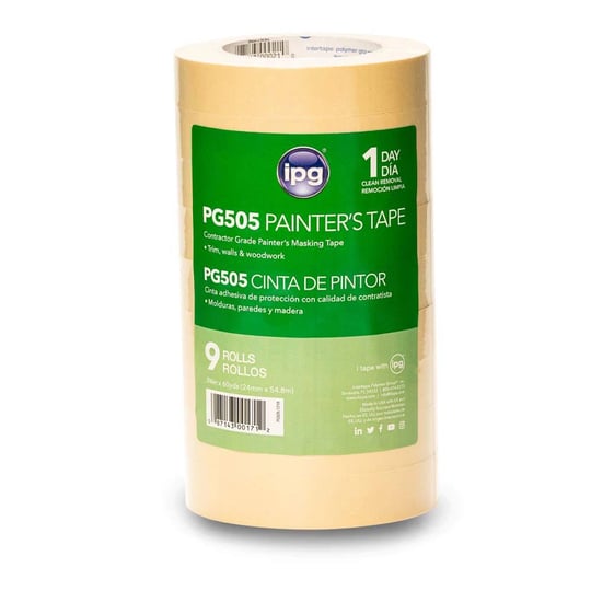 ipg-pg505-1-day-masking-tape-0-94-x-60-yd-tan-9-pack-1