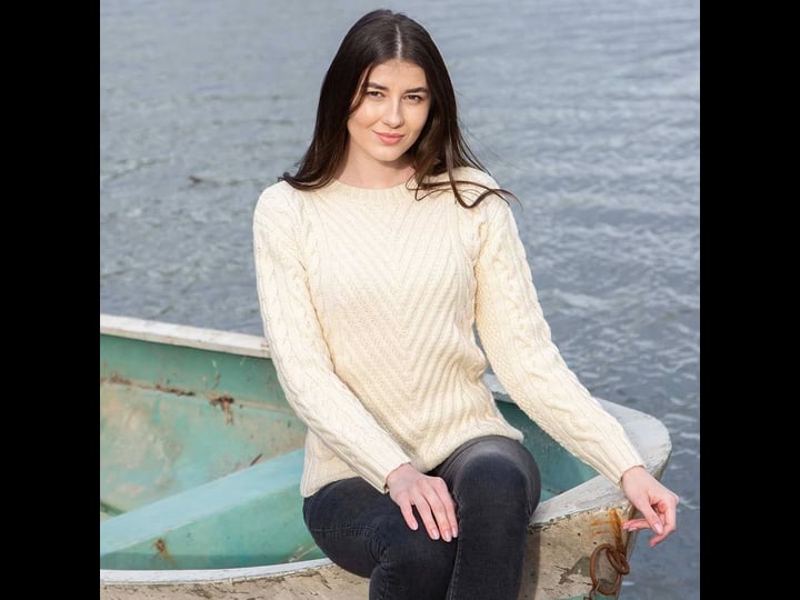 irish-sweater-merino-wool-crew-neck-ribbed-ladies-sweater-natural-xl-1