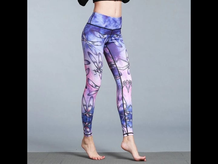 isaac-sports-womens-outdoor-sport-yoga-printed-leggings-hk60-m-1