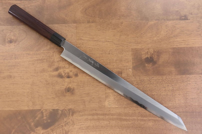 jikko-white-steel-no-2-kiritsuke-yanagiba-330mm-shitan-handle-1