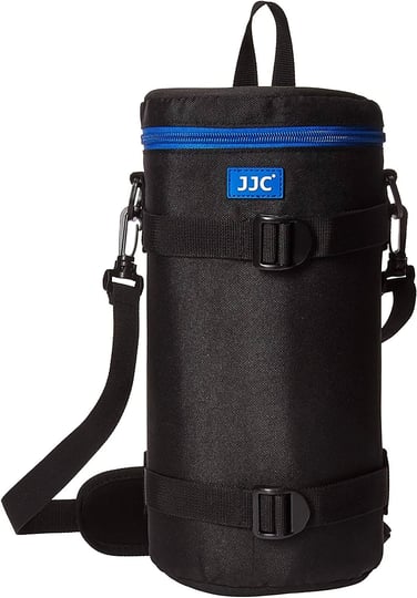 jjc-dlp-7ii-jumbo-water-resistant-lens-pouch-w-shoulder-strap-black-blue-1