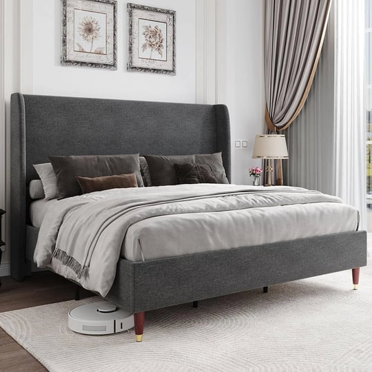 jocisland-king-size-bed-frame-51-2-high-linen-upholstered-platform-bed-with-wingback-headboard-no-bo-1