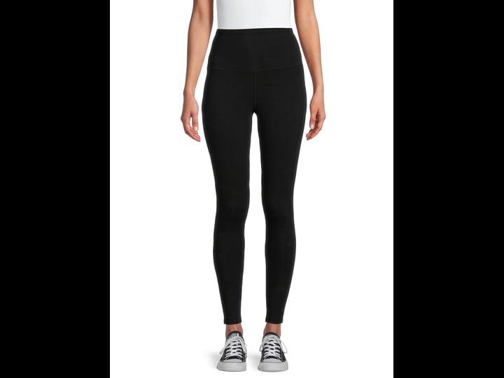 jockey-essentials-womens-cotton-blend-7-8-leggings-size-medium-black-1