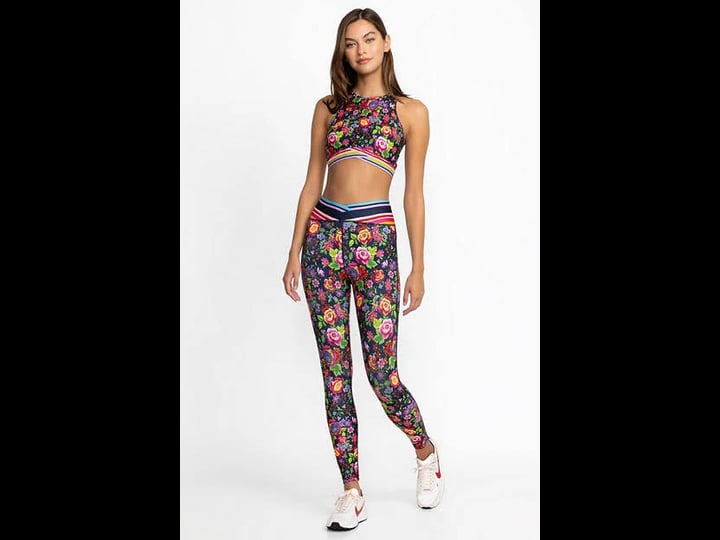 johnny-was-womens-cantero-floral-cross-over-leggings-size-medium-neutral-1