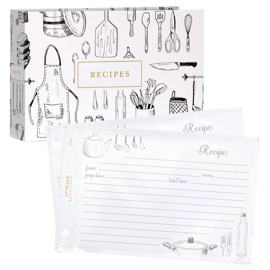 jot-mark-recipe-organizer-mini-binder-set-8-5-x-5-75-culinary-crockery-1