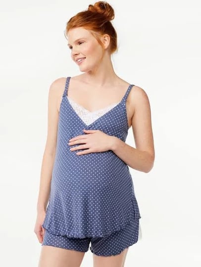 joyspun-womens-maternity-lace-trim-nursing-camisole-shorts-pajama-set-s-m-xxl-xxxl-each-1