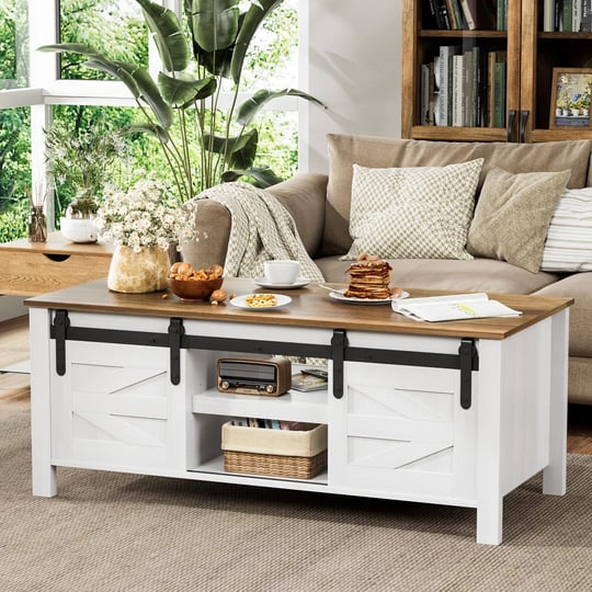 jummico-farmhouse-coffee-table-with-storage-sliding-barn-doors-modern-rustic-living-room-table-with--1