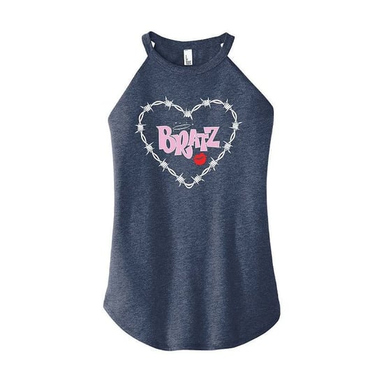 juniors-bratz-barbed-wire-heart-high-neck-tank-top-girls-size-small-med-blue-1