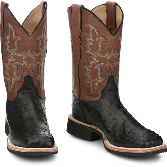 justin-11in-mens-oak-drover-leather-cowboy-boots-1