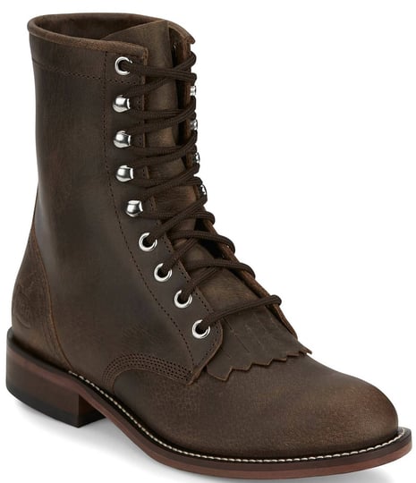 justin-ladies-mckean-roper-boots-6-5-b-khaki-1