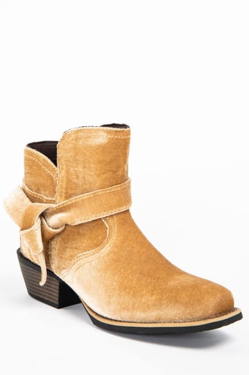 justin-womens-velvet-crush-booties-square-toe-tan-6-m-1